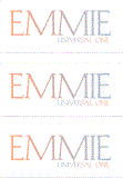 A REWARD FOR DONATIONS -- FIRST NAMES: FEMALE "E"    MODEL DIGITAL