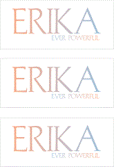 A REWARD FOR DONATIONS -- FIRST NAMES: FEMALE "E"    MODEL DIGITAL