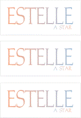 A REWARD FOR DONATIONS -- FIRST NAMES: FEMALE "E"    MODEL DIGITAL