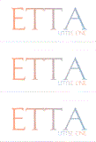 A REWARD FOR DONATIONS -- FIRST NAMES: FEMALE "E"    MODEL DIGITAL