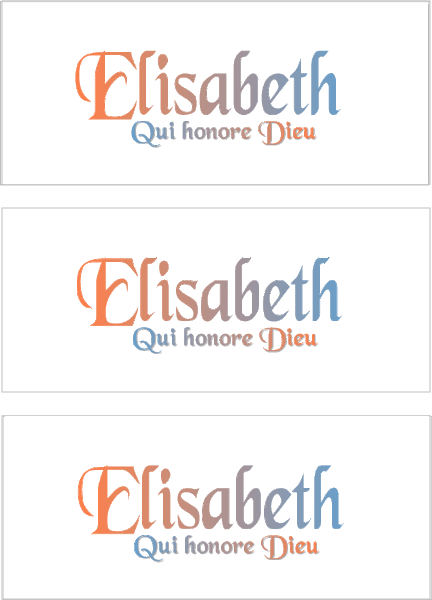 A REWARD FOR DONATIONS -- FIRST NAMES: FRENCH "D, E"