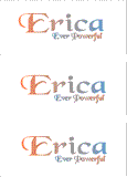 A REWARD FOR DONATIONS -- FIRST NAMES: FEMALE "E"    MODEL DIGITAL