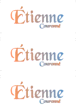A REWARD FOR DONATIONS -- FIRST NAMES: FRENCH "D, E"
