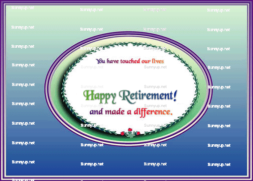 God's Loveletters Happy Retirement Difference