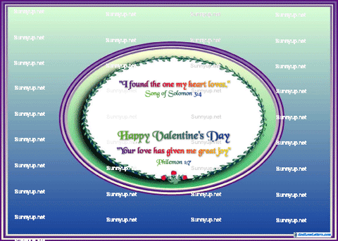 God's Loveletters Happy Valentines Day - with Joy