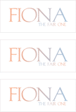 COMPATIBLE NAMES -- REWARD FOR DONATIONS:  FEMALE "F"