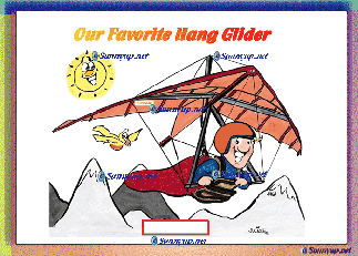 00 FLYING HANG GLIDER