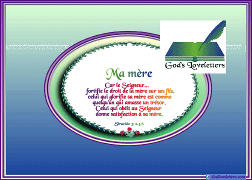God's Loveletters Family Tree of six 6