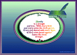 God's Loveletters Family Tree of six 6