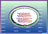 God's Loveletters Family Tree of six 6