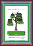 God's Loveletters Family Tree of six 6