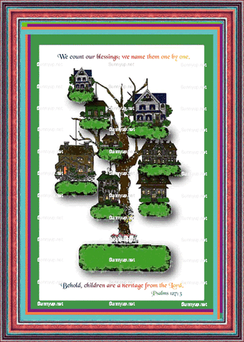 God's Loveletters Family Tree -- 8 Members
