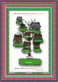 God's Loveletters Family Tree of six 6