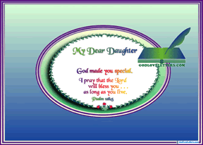 God's Loveletters Family Tree of six 6