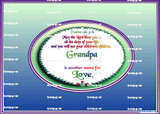 God's Loveletters Family Tree of six 6