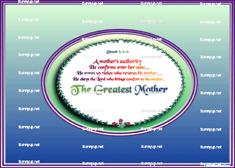 God's Loveletters--The Greatest Mother -- Authority