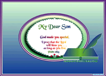 God's Loveletters --The Greatest Son