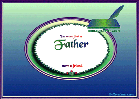 God's Loveletters--The Greatest Father -- Friend