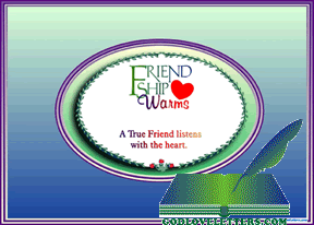 God's Loveletters -- Friendship Warms