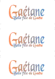 COMPATIBLE NAMES -- REWARD FOR DONATIONS: FRENCH "G"