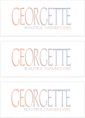 COMPATIBLE NAMES -- REWARD FOR DONATIONS: FEMALE "G"