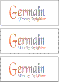 COMPATIBLE NAMES -- REWARD FOR DONATIONS: FEMALE "G"