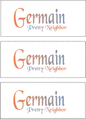 COMPATIBLE NAMES -- REWARD FOR DONATIONS: FEMALE "G"
