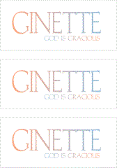 COMPATIBLE NAMES -- REWARD FOR DONATIONS: FEMALE "G"