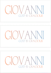 COMPATIBLE NAMES -- REWARD FOR DONATIONS: MALE "G"