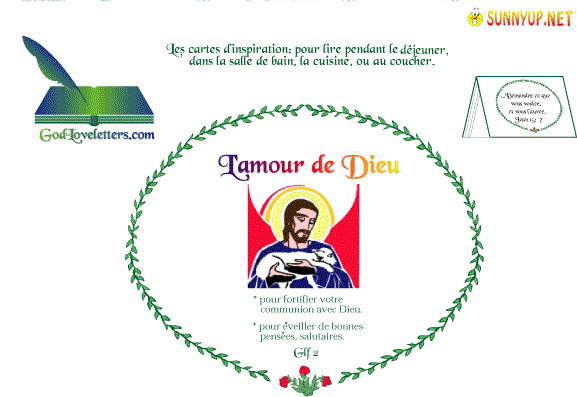 A L'AMOUR DE DIEU GLF2