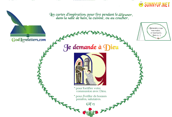 A DEMANDER A DIEU GLF13