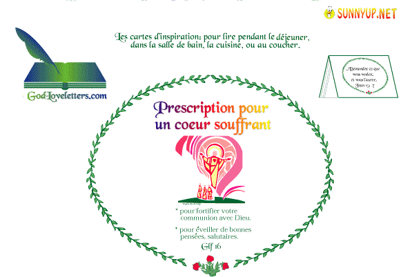 PRESCRIPTION POUR UN COEUR SOUFFRANT GLF16