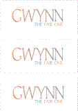 COMPATIBLE NAMES -- REWARD FOR DONATIONS: FEMALE "G"