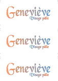 A REWARD FOR DONATIONS -- FIRST NAMES: FRENCH "G"