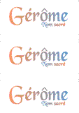 COMPATIBLE NAMES -- REWARD FOR DONATIONS: FRENCH "G"