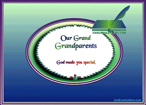 God's Loveletters Our Favorite Special Grandparents