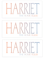 A REWARD FOR DONATIONS -- FIRST NAMES: FEMALE: "H, I"