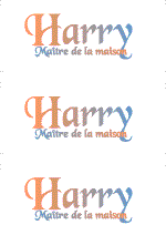 A REWARD FOR DONATIONS -- FIRST NAMES: FRENCH: "H, I"
