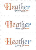 COMPATIBLE NAMES -- REWARD FOR DONATIONS:  FEMALE "H, I"