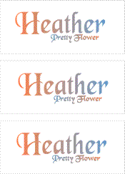 COMPATIBLE NAMES -- REWARD FOR DONATIONS:  FEMALE "H, I"