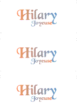 A REWARD FOR DONATIONS -- FIRST NAMES: FRENCH: "H, I"