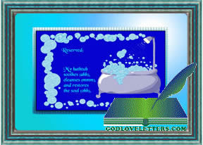 A GOD LOVE LETTER: BATHER