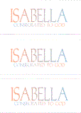 COMPATIBLE NAMES -- REWARD FOR DONATIONS:  FEMALE "H, I"