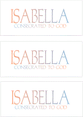 COMPATIBLE NAMES -- REWARD FOR DONATIONS:  FEMALE "H, I"