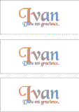 A REWARD FOR DONATIONS -- FIRST NAMES: FRENCH: "H, I"