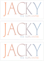 A REWARD FOR DONATIONS -- FIRST NAMES: LETTER "J"