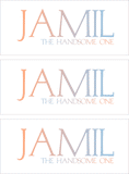 A REWARD FOR DONATIONS -- FIRST NAMES: LETTER "J"