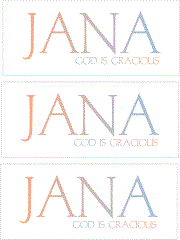 COMPATIBLE NAMES -- REWARD FOR DONATIONS: LETTER "J"