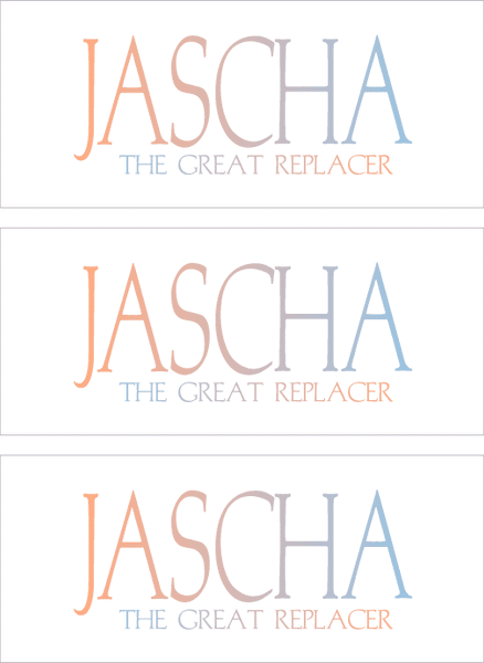 A REWARD FOR DONATIONS -- FIRST NAMES: LETTER "J"