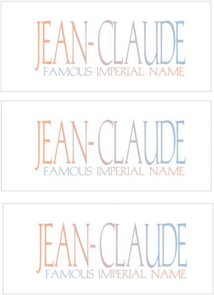 A REWARD FOR DONATIONS -- FIRST NAMES: LETTER "J"